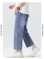 Men's American Retro Baggy Wide Leg Denim Jeans