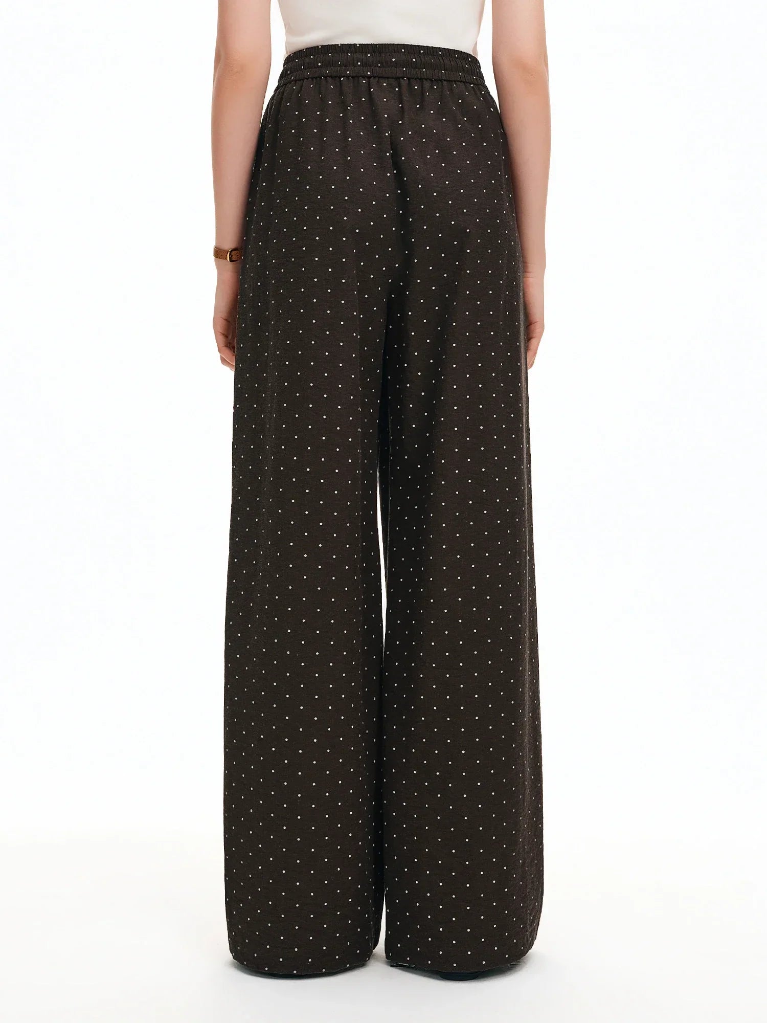 DUSHU Women’s High Waist Wide Leg Pants for Summer