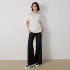 Women's High-Waisted Wide-Leg Denim Pants for Summer