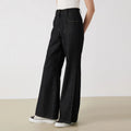 Women's High-Waisted Wide-Leg Denim Pants for Summer