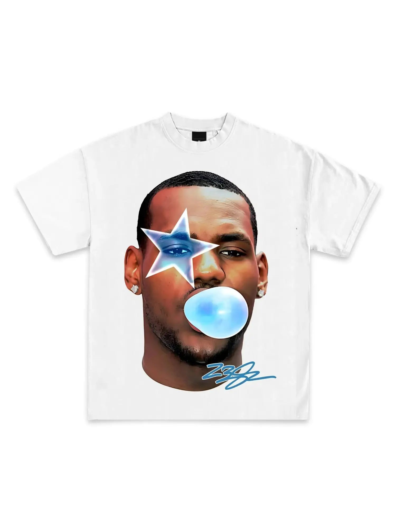 Vintage Hip-Hop Graphic T-Shirt for Men - Cotton Tee